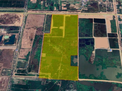 ដីលក់​ ជាប់ផ្លូវក្រវ៉ាត់ក្រុង3 ក្បែរ ព្រលានថ្មី / Land For Sale, on ring road 3, new Airport