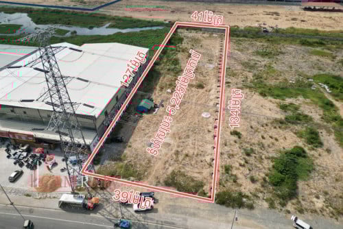 ដីតម្លៃទន់ៗ | ដីទំហំ 5,225ម៉ែត្រការ៉េ សម្រាប់លក់នៅលើផ្លូវ60ម៉ែត្រ