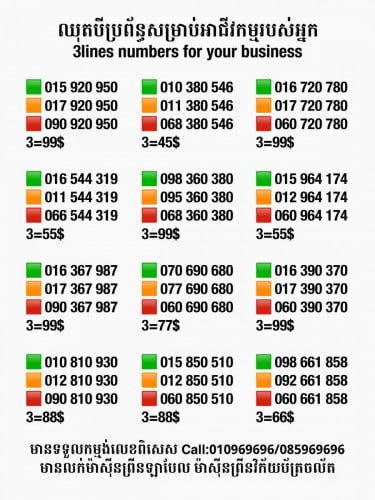 ឈុតបីប្រព័ន្ធសម្រាប់អាជីវកម្ម