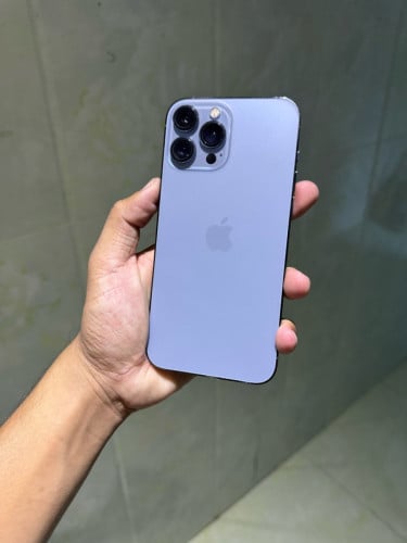 iPhone 13Promax 128G Lla 97/98% ស្កែនមុខ ថ្មនៅ84% សាណុំណែនលេងទឹកបាន 💕