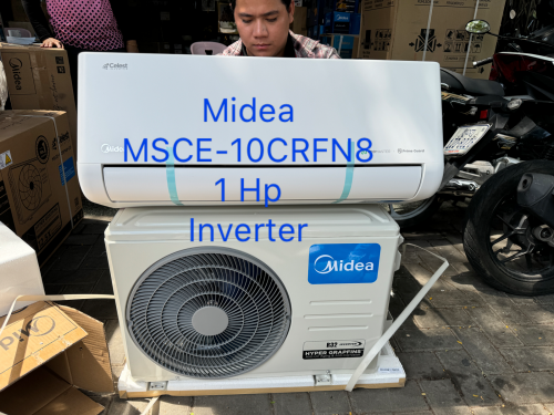 Midea MSCE-10CRNF8-ID(ម៉ាស៊ីនត្រជាក់ 1សេសស៉ីភ្លើងតិច/1 Hp inverter )