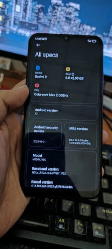 Redmi 9 Ram 6GB Rom 128GB CH version