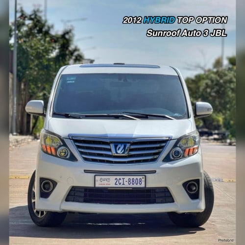 ទើបកាត់បាន Alphard 2012 HYBRID TOP OPTION JBL