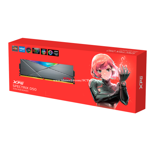 ADATA XPG SPECTRIX D50 DDR4 RAM 3200Mhz 16GB x 1