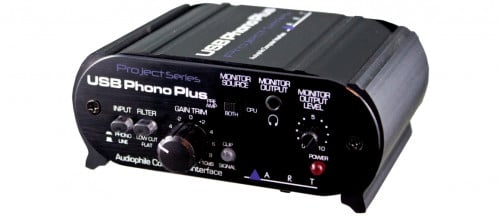 ART USB Phono Plus Phono Preamp with USB