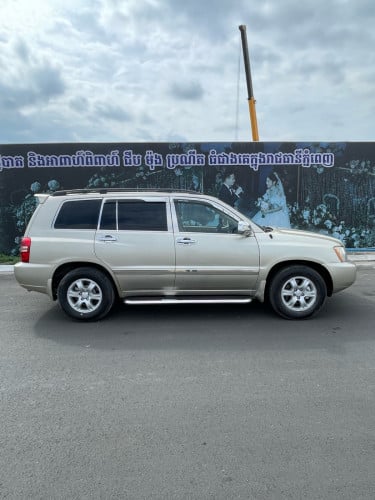 Car for sale Highlander 03 V6 pong1 ឡានស្អាតអត់ច្រេះ អត់បុក ទឹកថ្នាំនៅស្រី