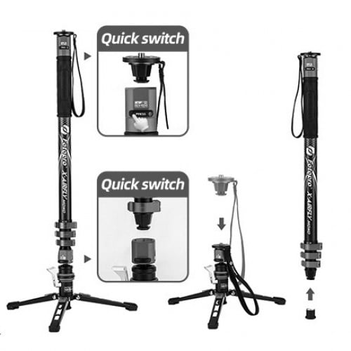 Fotopro 3in1 carbon monopod