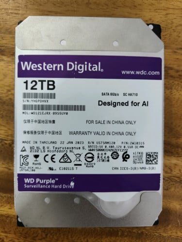 H.DD WD 12TB មួយទឹក