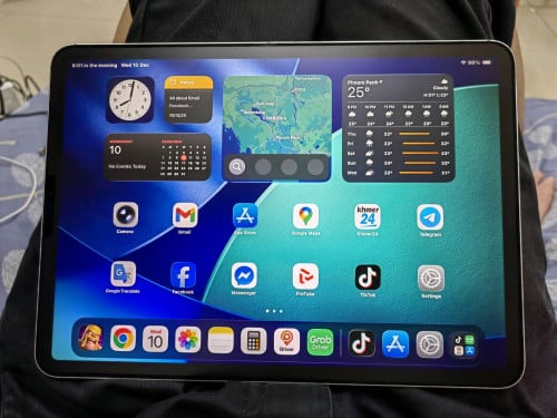 Ipad pro 11" 2018 Sim+Wifi ធានាមិនមានជាប់អ្វីទាំងអស់