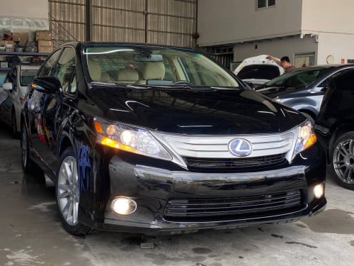 Lexus HS250h Premium Option ខ្មៅក្នុងលឿង នាឡានស្អាត ពិន្ទុខ្ពស់ រំលស់ការទាប 0.57%