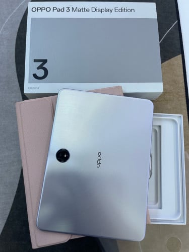 Oppo Pad 3 Matte Display Edition Ram:8G Rom:256G Color: silver 99% Price: 259$