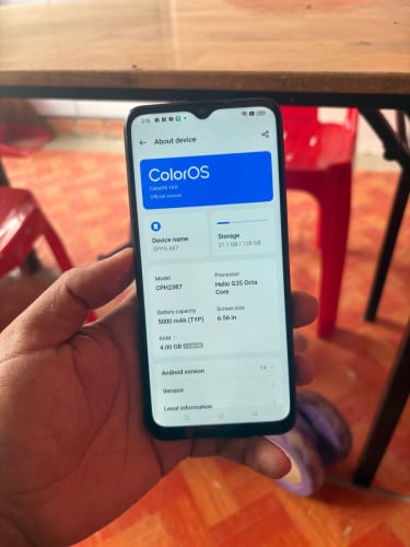 OppoA57អេក្រង់ថ្មីតម្លៃ50$មានឆ្នាំងសាកទីតាំងភ្នំពេញ