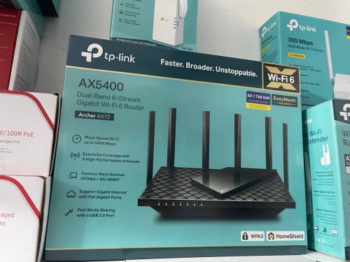 Router Tplink AX72 / AX5400 Dual-Band 6-Stream Gigabit WI-FI6 Router