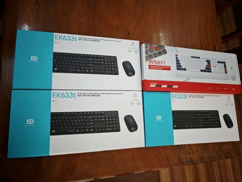 Set Keyboard & Mouse (Bluetooth+Wireless)