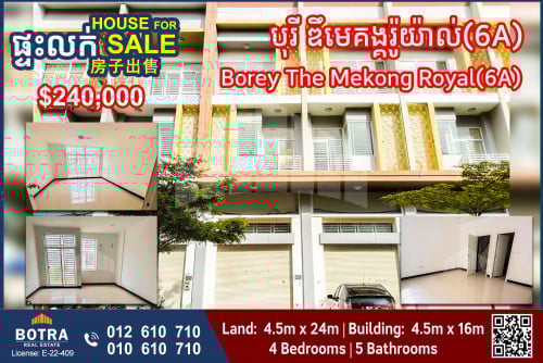 Shophouse for Sale Borey The Mekong Royal(6A)