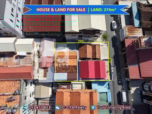 ដី និងផ្ទះលក់ម្តុំទូលទំពូង