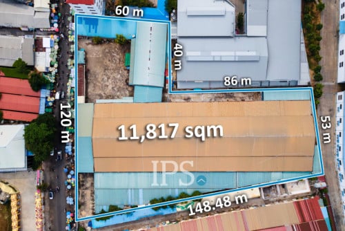 #FORSALE 🏗 ដីពាណិជ្ជកម្មទំហំ 11,817 ម៉ែត្រការេ​ -📍ទួលសង្កែ 1, ភ្នំពេញ