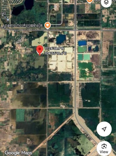 ដីលក់ ក្បែរ ព្រលានថ្មី / Land for sale near new Airport