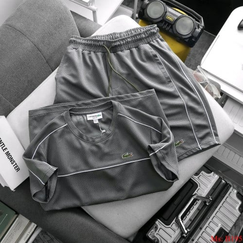 ឈុត អាវ + ខោ ខ្លី   ម៉ូតពណដូចរូបលេខទំហំ m l xl xxl