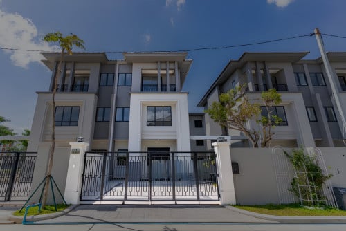 4BR Twin Villa For Rent- Chip Mong Grand Phnom Penh, Sensok