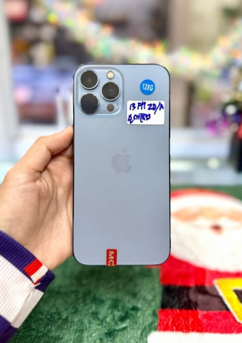 IPhone 13 Pro Max ទំហំផ្ទុក (128G) តួស្អាត 98% Color Blue