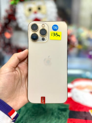 IPhone 13 Pro Max ទំហំផ្ទុក (128G) តួស្អាត 98% Model LLA