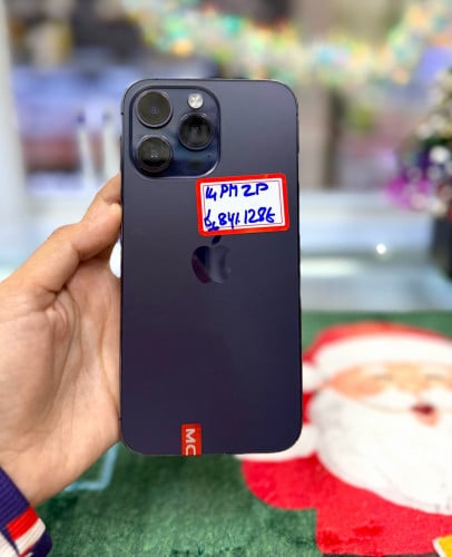 IPhone 14 Pro Max ទំហំផ្ទុក (128G) តួស្អាត 98.999% Model ZP ថ្ម 84%