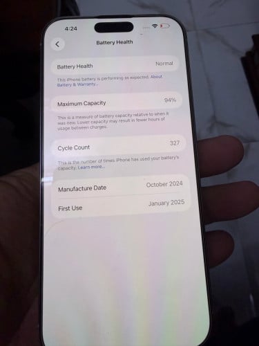 iPhone 16 pro max 512GB model new 99% Model X/A