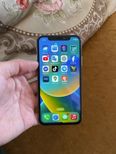 IPhone X 75$ Memory 64g Bypass Sim អេក្រង់Gx អាល្អ ម៉ាសុីនតំណើរការល្អ