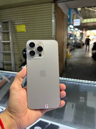 Iphone15pro max 256G ZA sim2 ម៉ាសុីនសានុំស្រុីន ថ្ម87% ស្ទើរតួរតិច