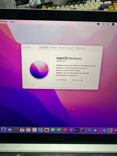 MacBook Pro 2019 ត្រូវការឆាតមកបងបង360$នៅស្អាតដូចរូប