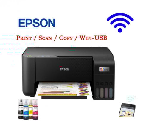 New Printer Epson L3250 Color A4 Print/Scan/Copy & Wifi |  -USB Promotion $150