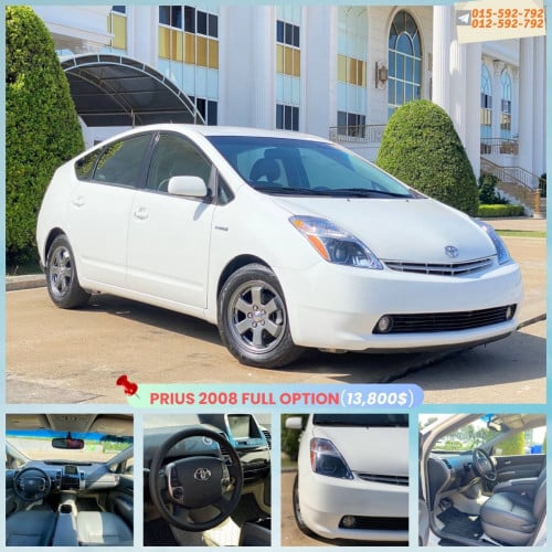 Prius 08 Full option   សូមចុចលីងតេលេក្រាមខាងក្រោមមើលរូបភាពបន្ថែម