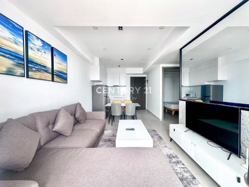 TK- 2Bedroom condo for rent on high floor at Time Square 3