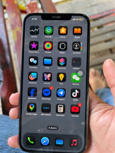 អ្នកប្រើផ្ទាល់ចងលក់ iphone 12pro max 128g no scan អេក្រង់សុីន