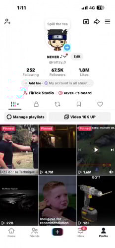 លក់អាខោនTik Tok