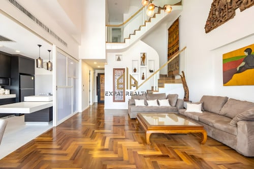 3BR Duplex Penthouse For Rent- Tunle Bassac, Near Aeon 1