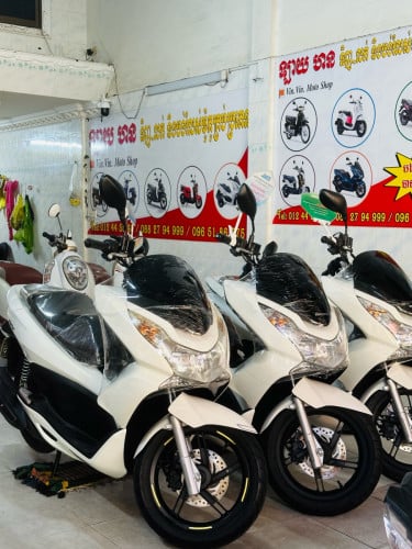 Honda PCX 012 Japan125cc ម៉ាស៊ីនតាន់ហាប់នែនស្ងាត់សំណុំហ្សីនជិះស្រួលស្ទុះខ្លាំងមិនលាន់មិនហុយមានពន្ធ