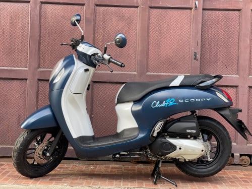 Honda Scoopy សេរី2024 Smart Key របស់ក្រុមហ៊ុន 4ពាន់គីឡូ ម៉ូតូស្អាត99%