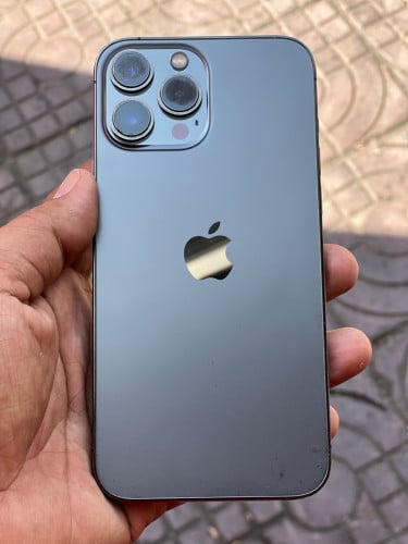 iPhone 13 Pro Max LL 128G 98%black  ធ្លាប់ប្តូរអេក្រង់ តែអេក្រង់សុិន ថ្ម93%