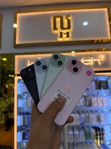 iPhone 15 128G ស្អាត99% សាណុំសុីនណែនភាគរយថ្មខ្ពស់ៗ