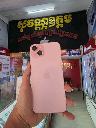 Iphone15plus ZA sim2 /256G ថ្ម88% ស្អាត99%
