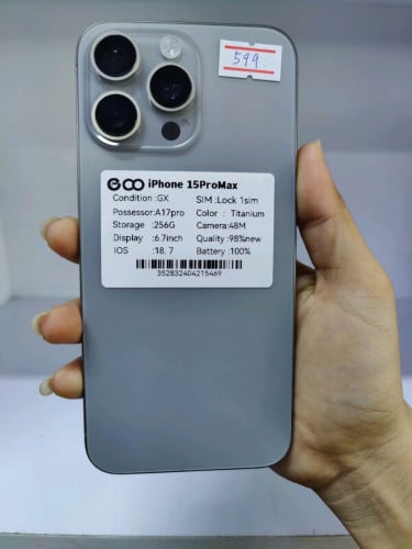 iphone15promax 256G lock sim1