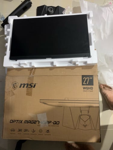 Moniter MSI 27” 2K 165Hz មួយទឹកនៅប្រអប់