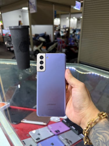 Samsung S21 Plus USA Ram8GB HD128GB Phone Condition 96% ដានអេក្រង់បន្តិច