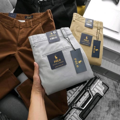 ខោជើងវែង សាច់គគី ជើងស្មើរ សាច់ ឡៃឡុងលាងស្តុក ក្រាស់ទន់យឺត20% ប្រេន Polo 6ពណ៌ដូចរូបលេខចង្កេះ 29-30-31