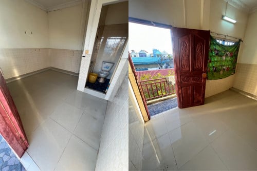 បន្ទប់ជួលស្ទឹងមានជ័យ ភូមិឫស្សី 50$ ជាន់ទី 1 នៅសល់ 2 បន្ទប់ ម៉ោងចេញចូល 6-11 NO 24h