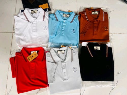 អាវយឺតដៃខ្លីកបើក ប្រេន boss & BBR6ពណលេខទំហំ S m l xl xxl