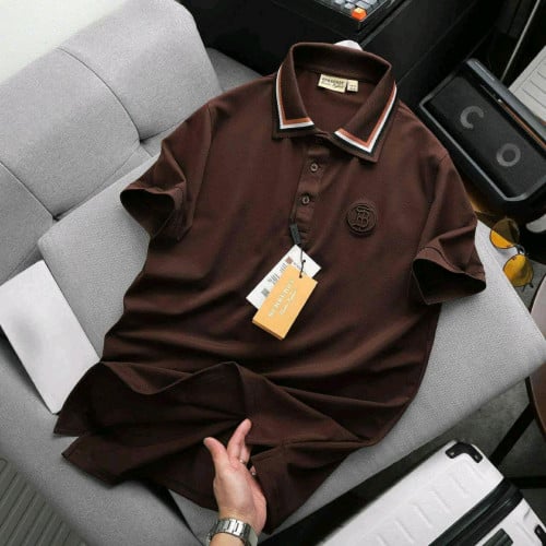 អាវយឺតដៃខ្លីកបើក ប្រេន burberry🪡Made in Turkey 🇹🇷 មាន6ពណ៏ដូចរូប Size M L XL XXL 3XL (45kg-110kg)