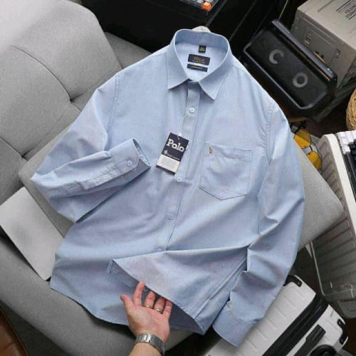 អាវក្រណាត់ដៃវែង ប្រេនPolo ពណ៏ដូចរូប👉🏻 🇹🇷 Made In Turkey 🇹🇷Size M L XL XXL 3XL(45kg-95kg)